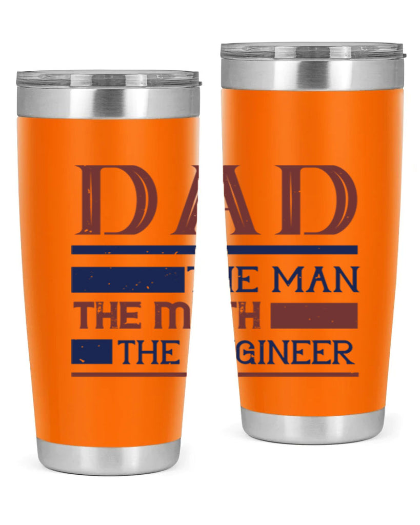 dad the man the myth the engineer Style 24#- engineer- tumbler