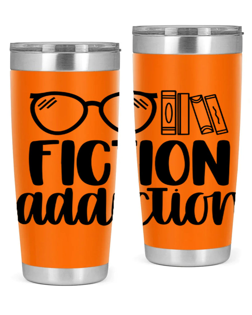 fiction addiction 40#- reading- Tumbler