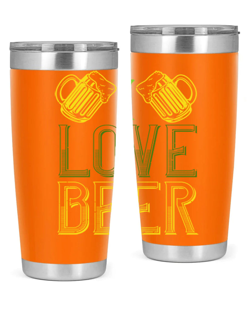 i love beer Style 134#- St Patricks Day- Tumbler