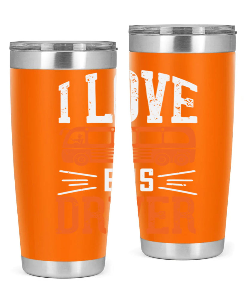i love bus driver Style 30#- bus driver- tumbler