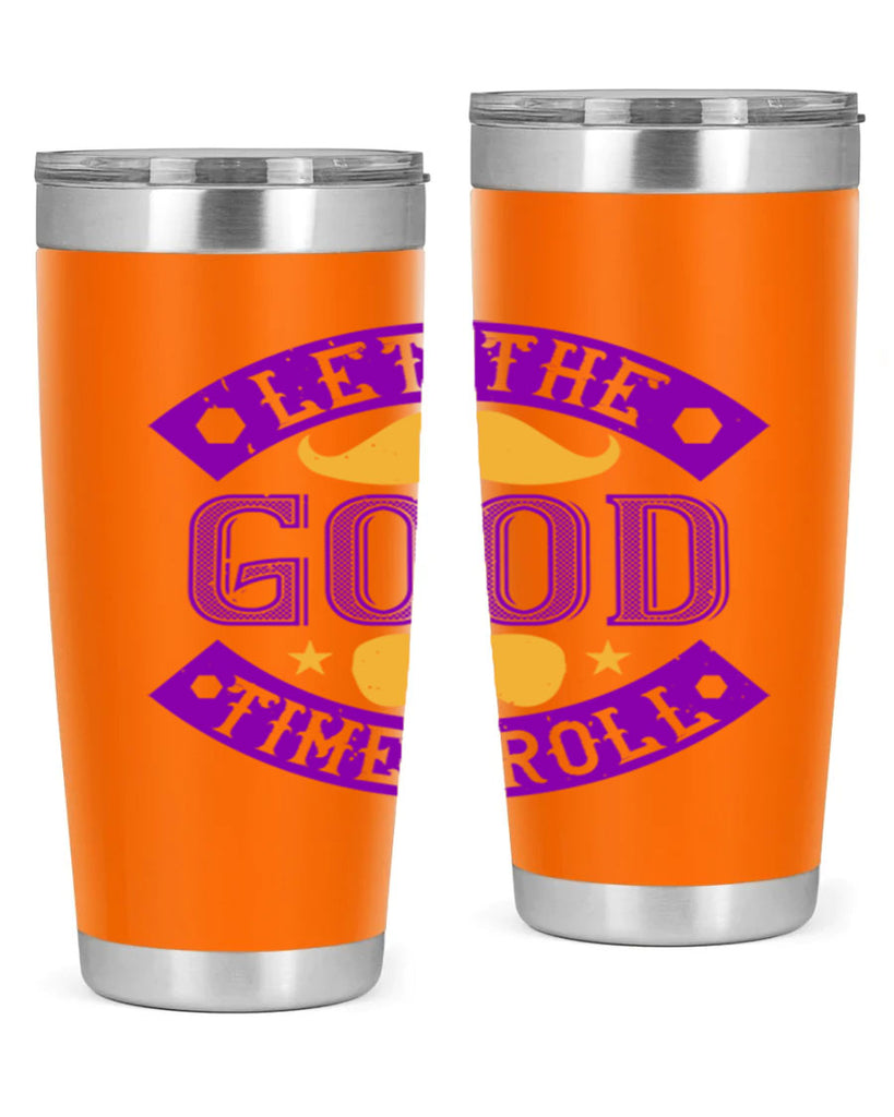 let the good times roll 52#- mardi gras- Tumbler