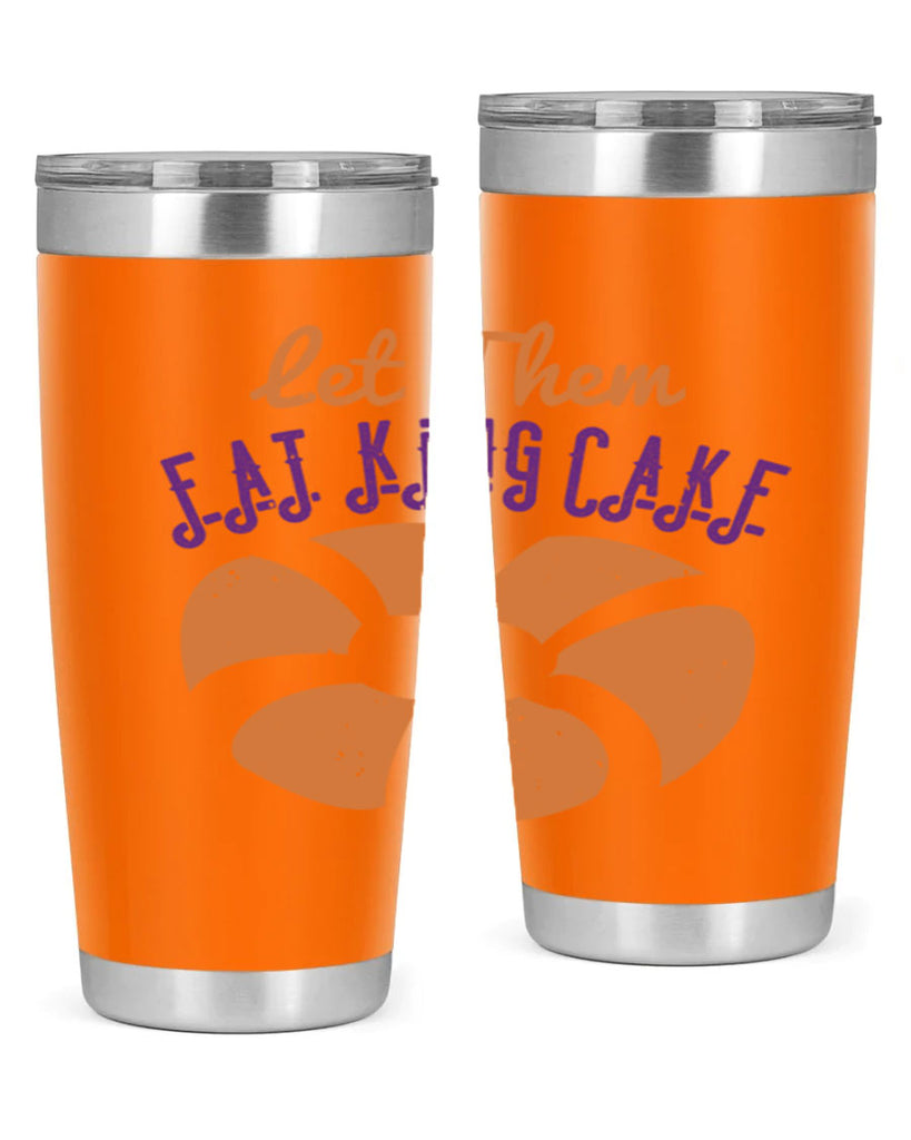 let them eat king cake 50#- mardi gras- Tumbler