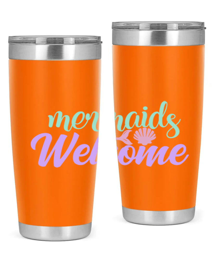 mermaids welcome 6#- mermaid- Tumbler