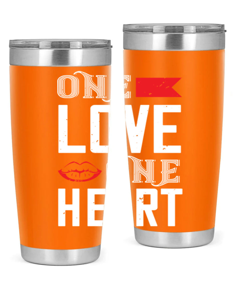 one love one heart 32#- valentines day- Tumbler
