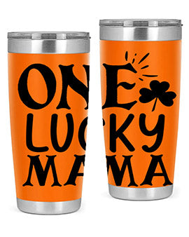 one lucky mama Style 34#- autism- Tumbler