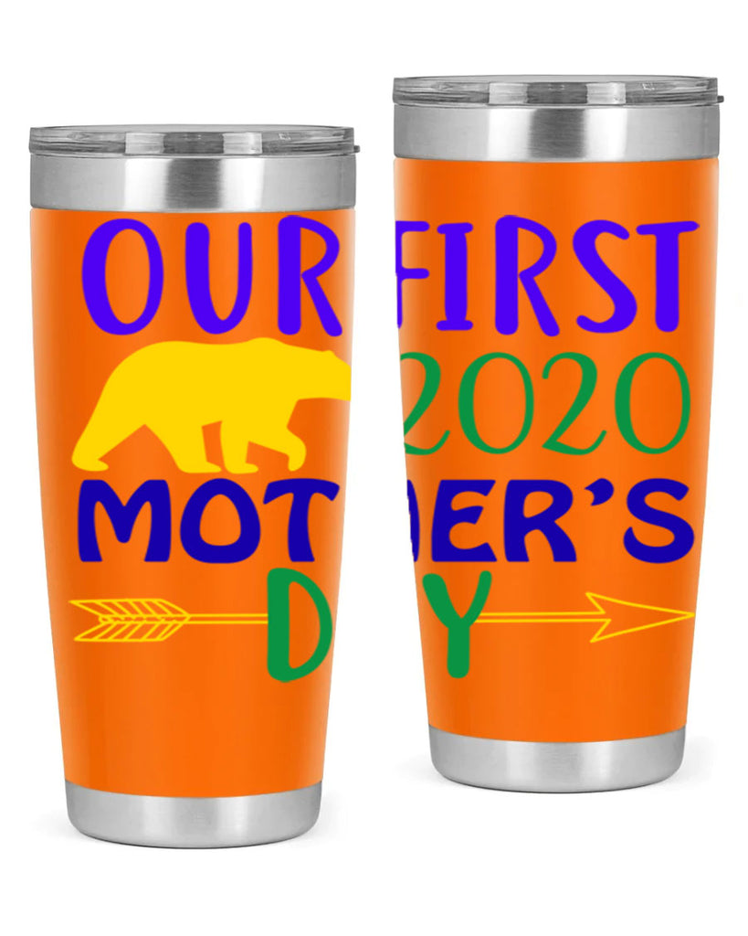 our first mothers day 4#- mardi gras- Tumbler