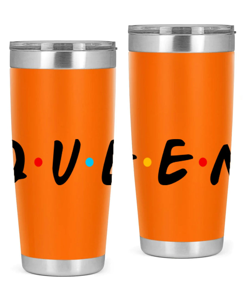 queen friends 49#- black words phrases- Cotton Tank