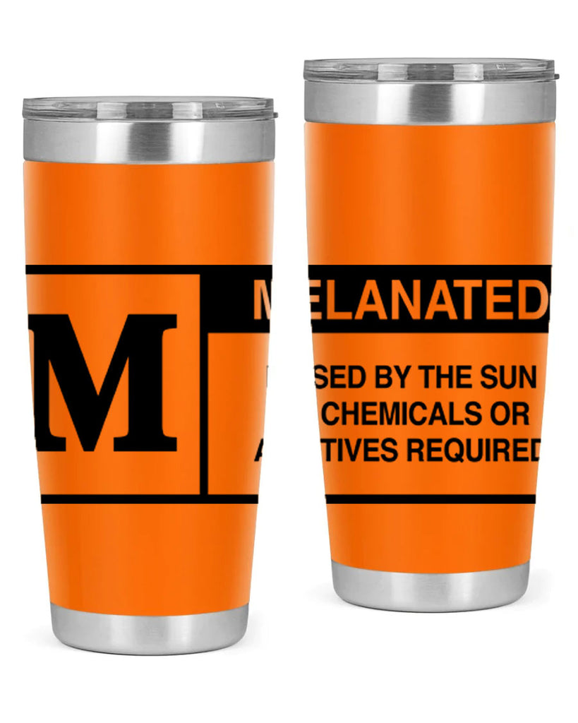 rated melanin 45#- black words phrases- Cotton Tank