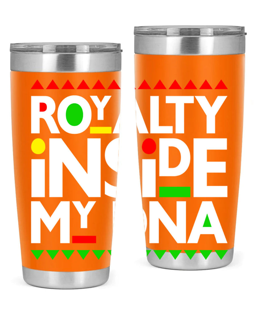 royalty inside my dna 42#- black words phrases- Cotton Tank