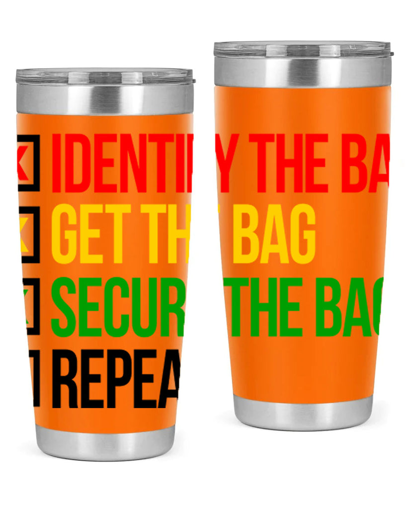 secure the bag 38#- black words phrases- Cotton Tank