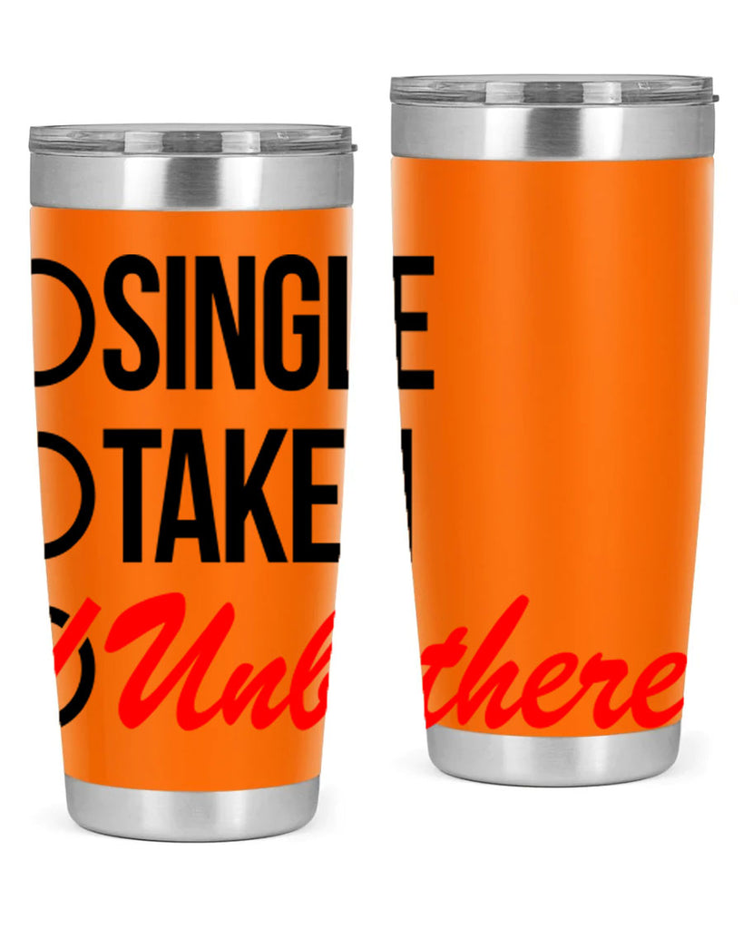 single taken unbothered 35#- black words phrases- Cotton Tank