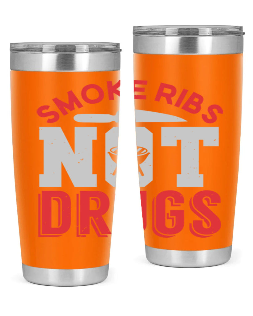 smok ribs not drugs 13#- bbq- Tumbler