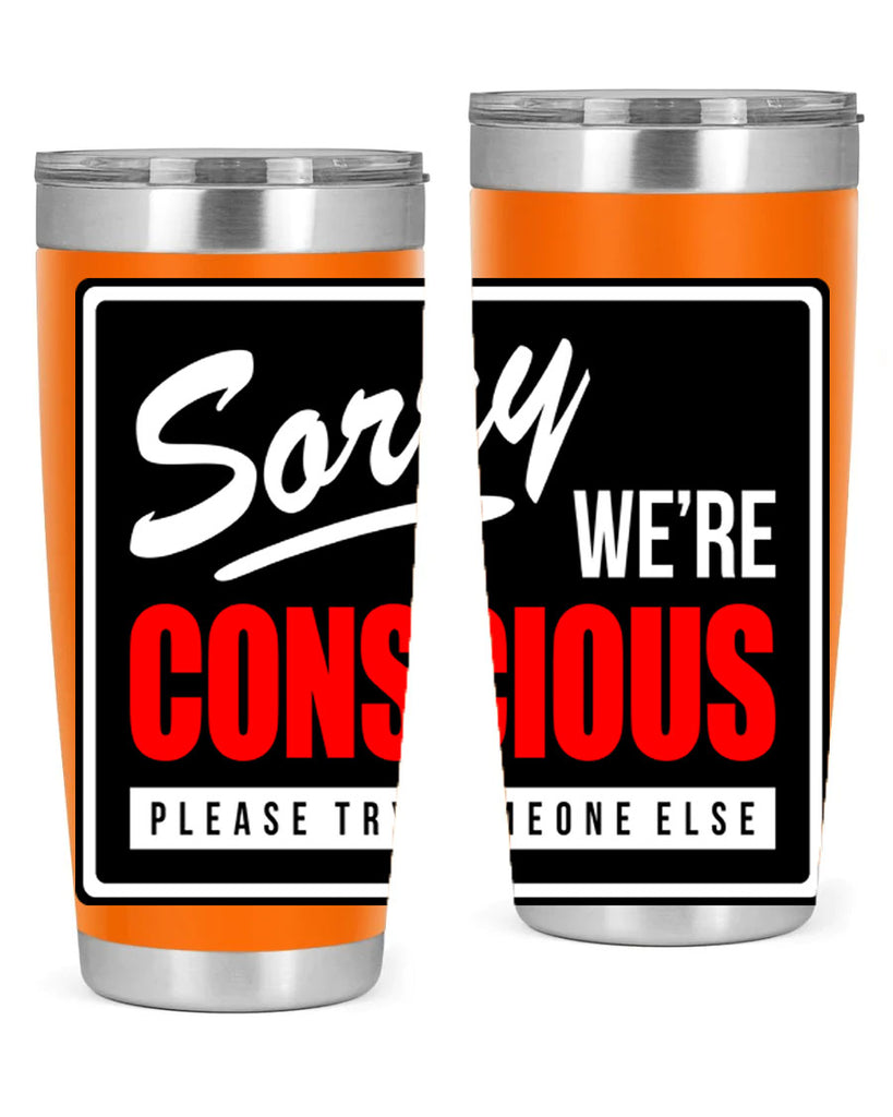 sorry were conscious 28#- black words phrases- Cotton Tank