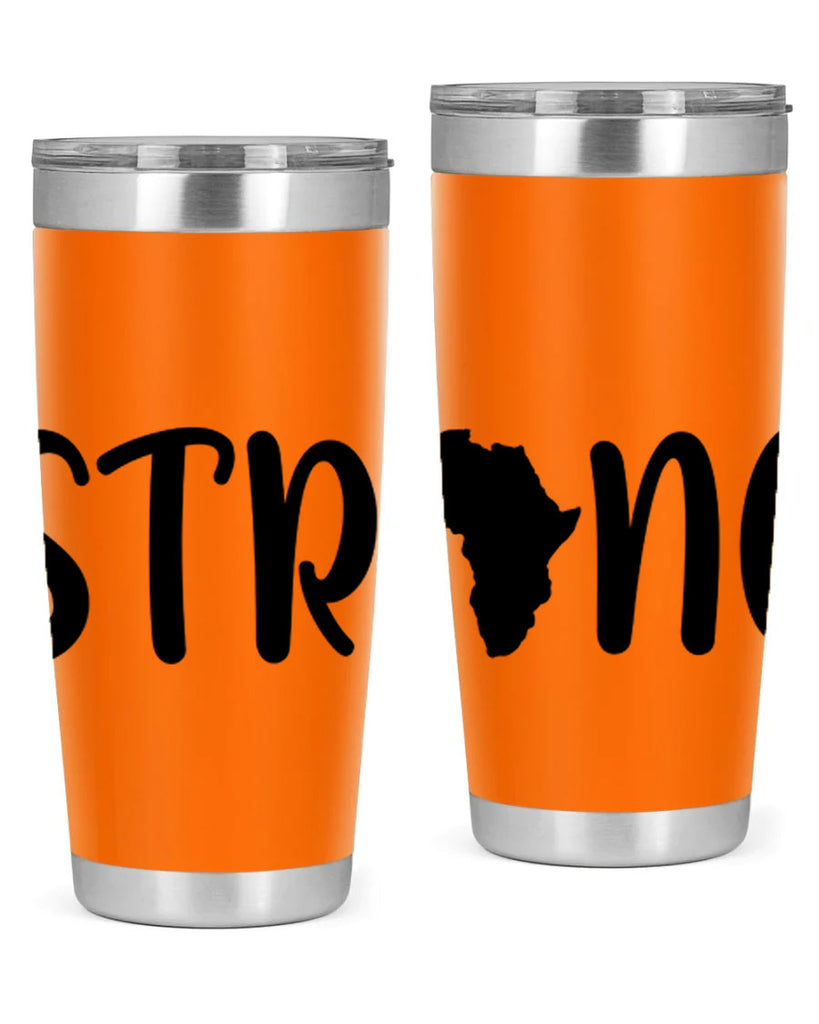 strong africa svg 24#- black words phrases- Cotton Tank