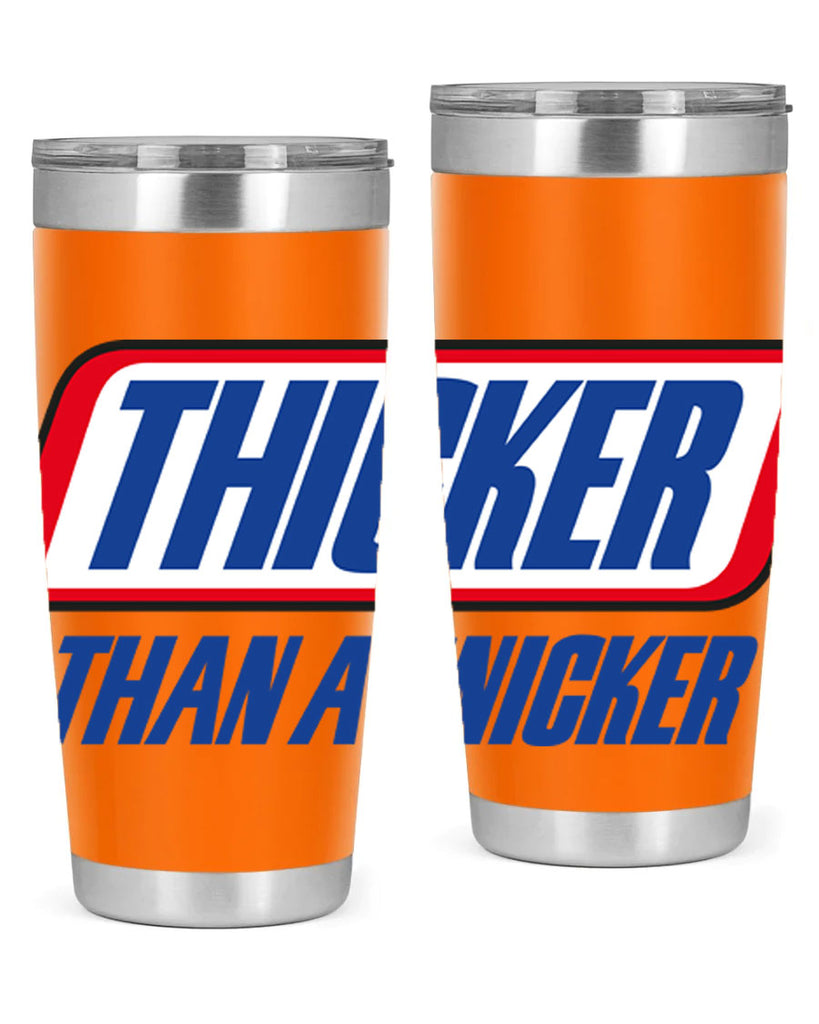 thicker than a snicker 20#- black words phrases- Cotton Tank