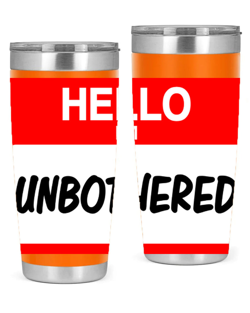 unbothered 14#- black words phrases- Cotton Tank