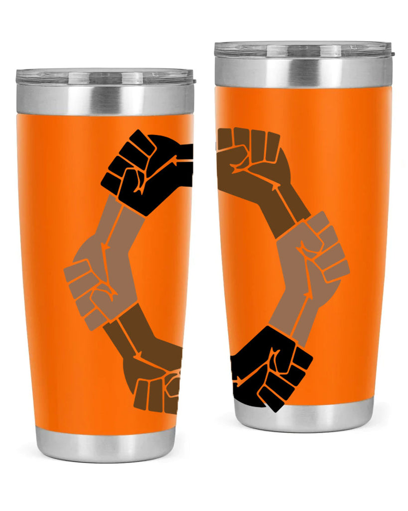 united black power fists 13#- black words phrases- Cotton Tank