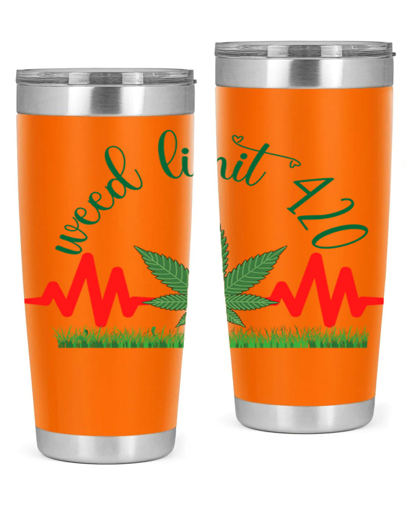 weed limit 420 cannabis hearbeat 291#- marijuana- Tumbler