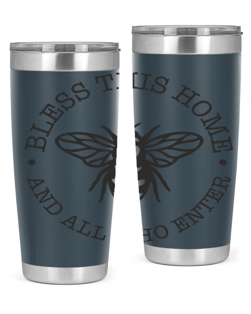 Bless this Home Bee59#- spring- Tumbler