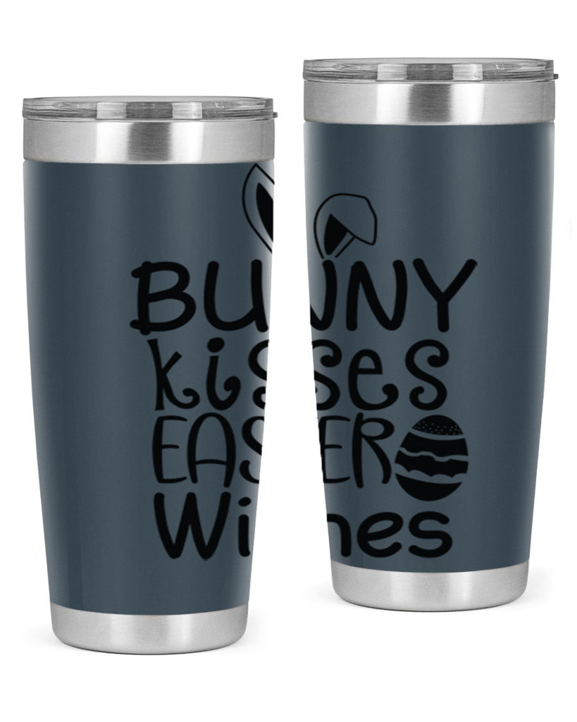 Bunny kisses easter wishes  94#- spring- Tumbler