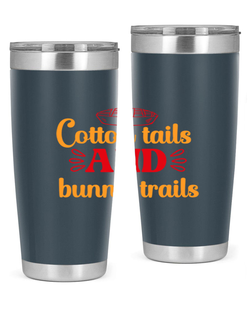 Cotton tails and bunny trails 112#- spring- Tumbler