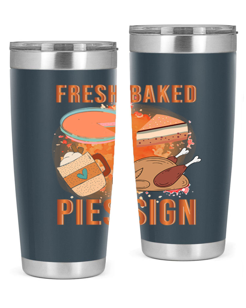 Fresh Baked Pies Sign 187#- fall- Tumbler