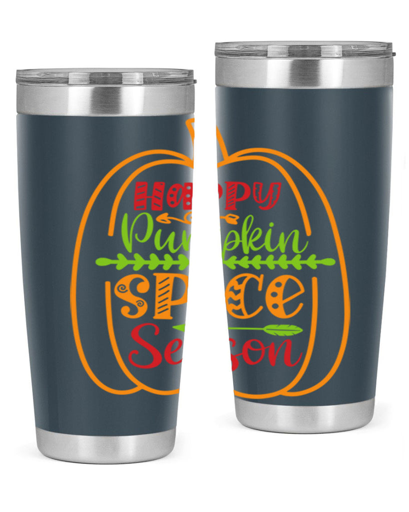 Happy Pumpkin Spice Season 243#- fall- Tumbler