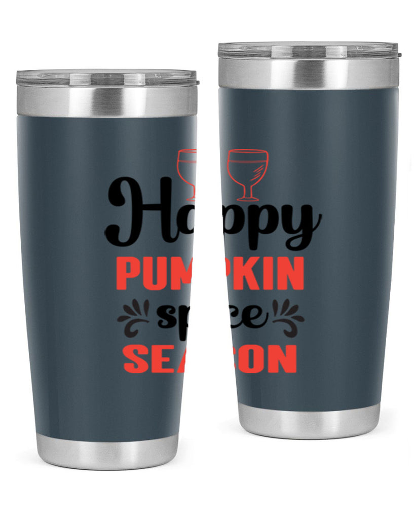 Happy pumpkin spice season 244#- fall- Tumbler