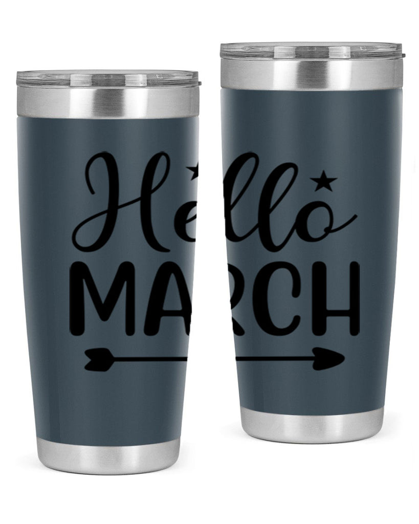 Hello March 184#- spring- Tumbler