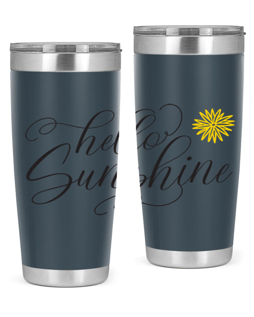 Hello Spring Lettering201#- spring- Tumbler