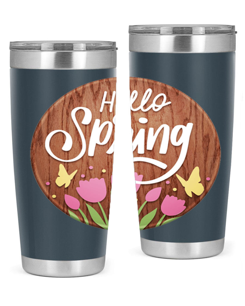 Hello spring Mockup202#- spring- Tumbler