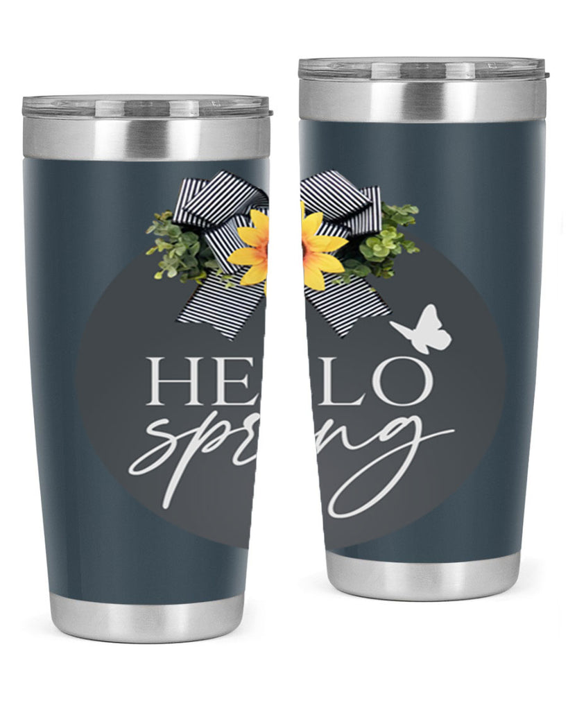 Hello spring butterfly Mockup194#- spring- Tumbler