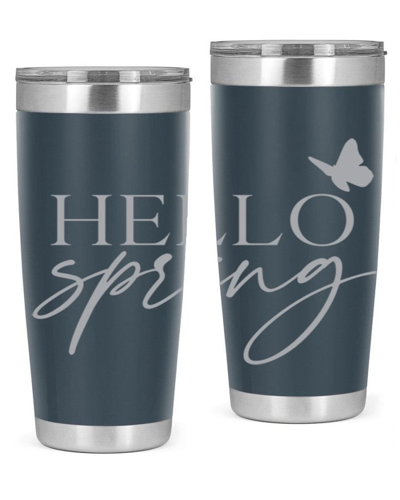 Hello spring butterfly195#- spring- Tumbler