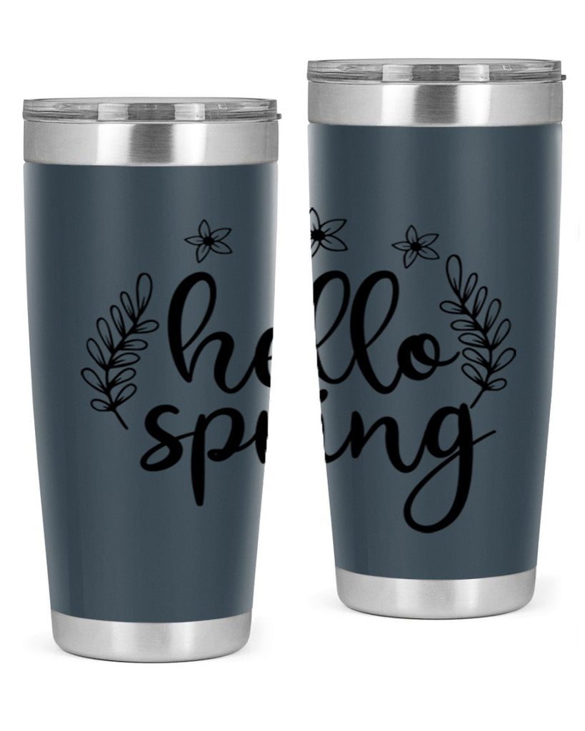 Hello spring design  221#- spring- Tumbler