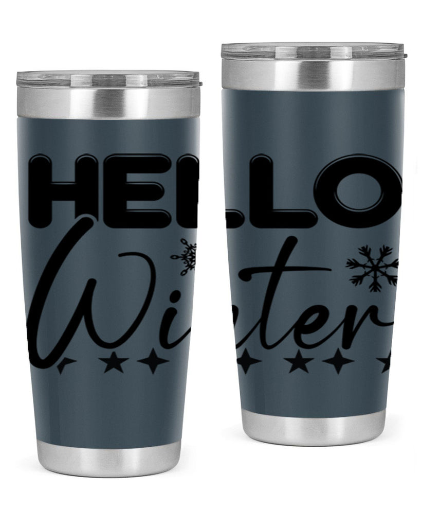 Hello winter 183#- winter- Tumbler