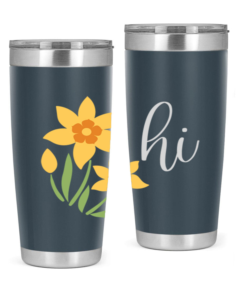 Hi daffodil flower236#- spring- Tumbler