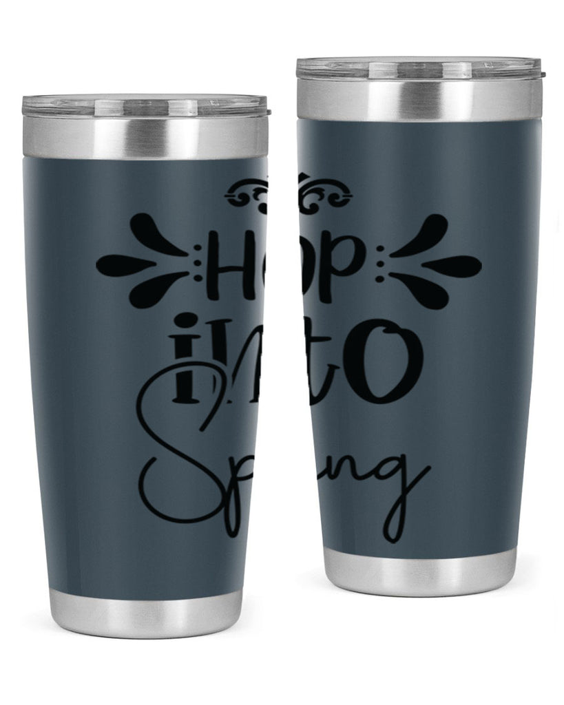 Hop into Spring 247#- spring- Tumbler