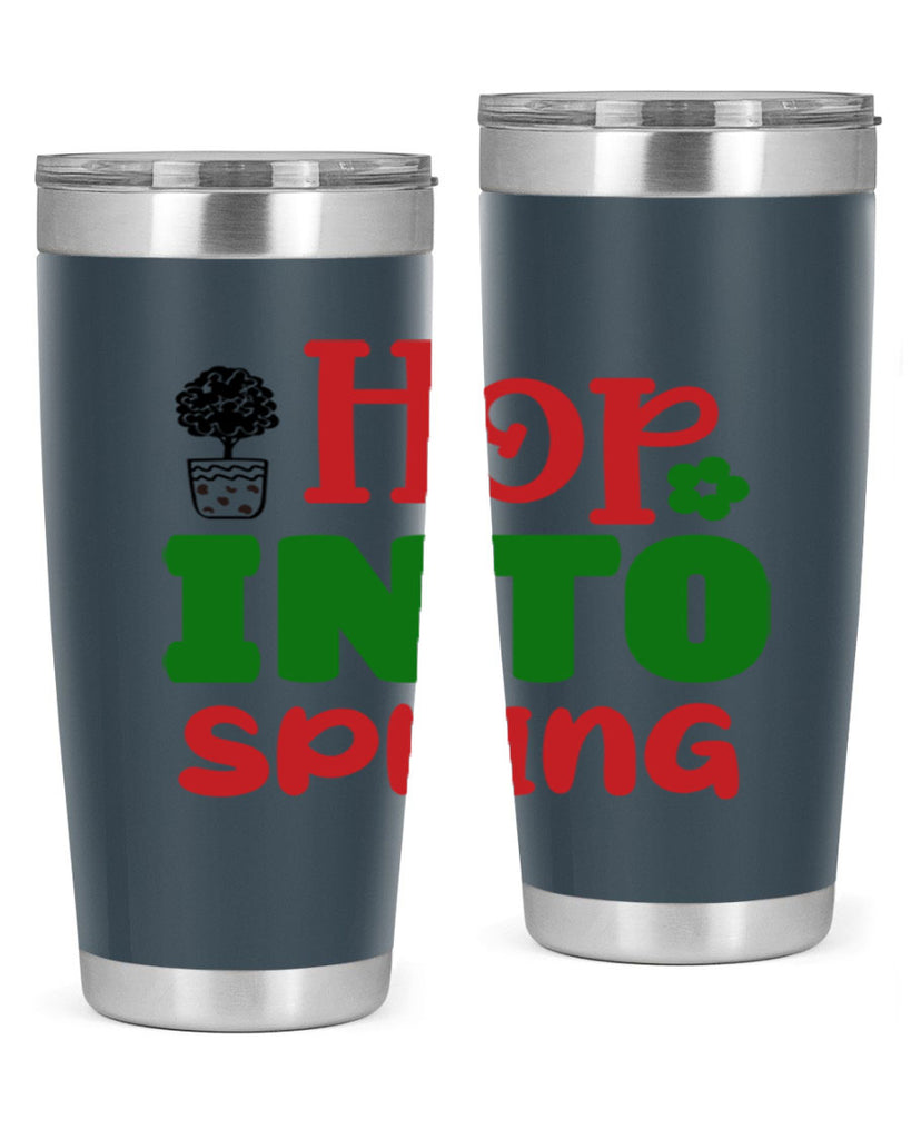 Hop into Spring 251#- spring- Tumbler