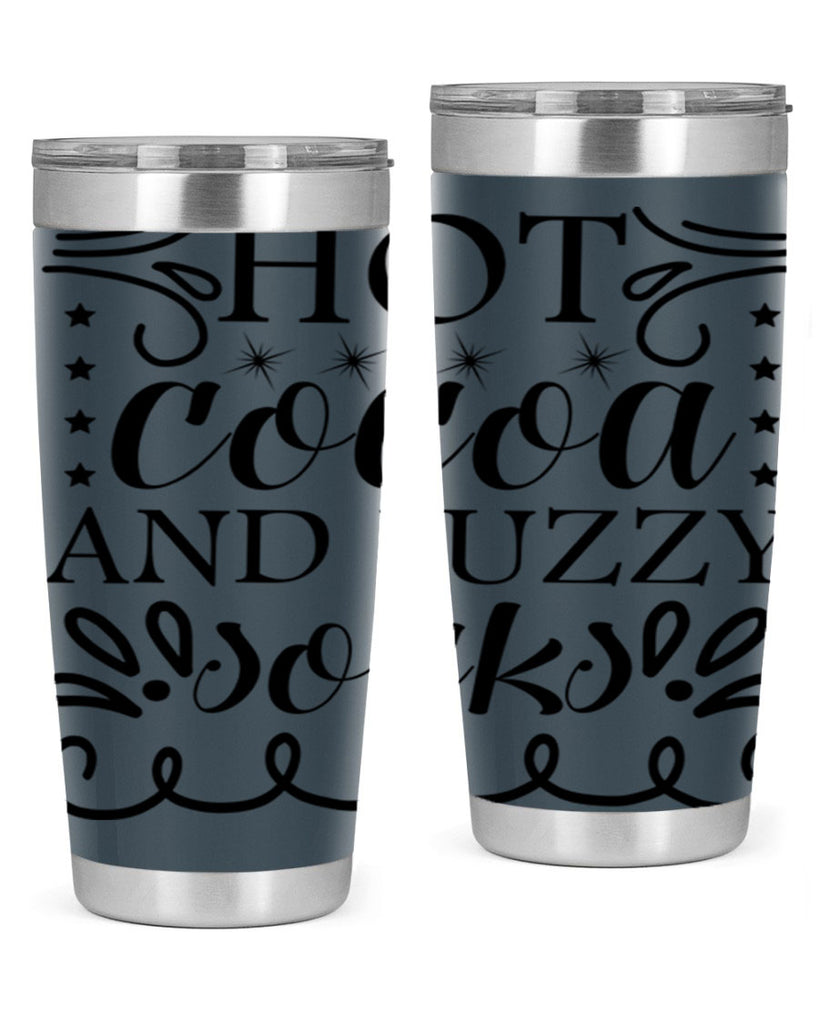 Hot Cocoa and Fuzzy Socks 217#- winter- Tumbler