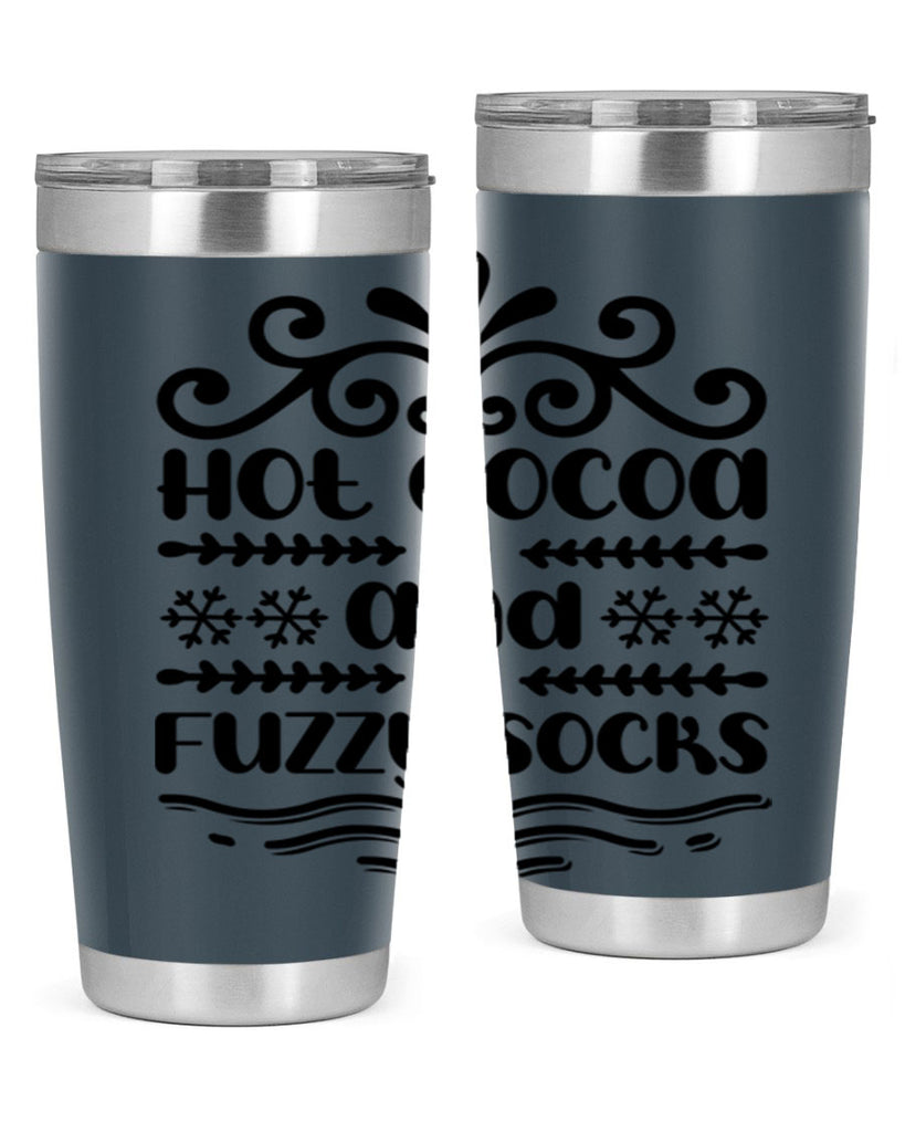 Hot Cocoa and Fuzzy Socks 219#- winter- Tumbler