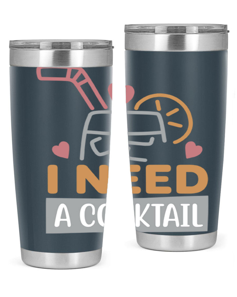 I Need A Cocktail 107#- fashion- Cotton Tank