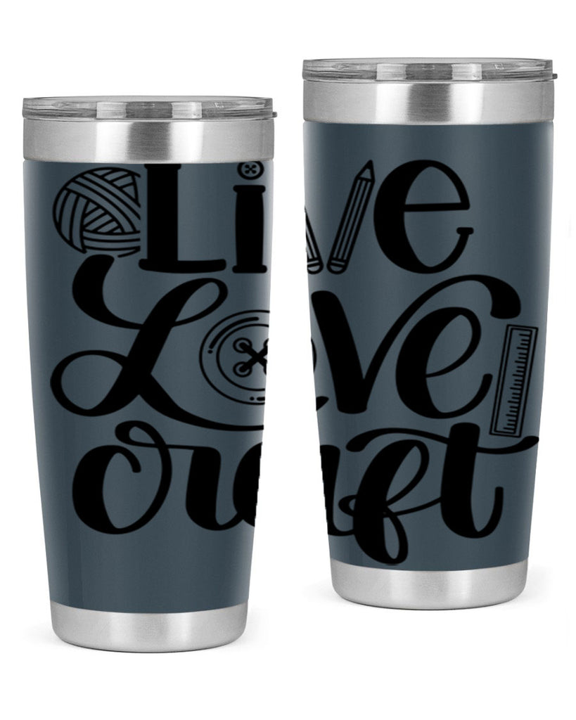 Live Love Craft 14#- crafting- Tumbler