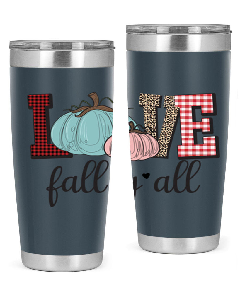 Love Fall Yall 409#- fall- Tumbler