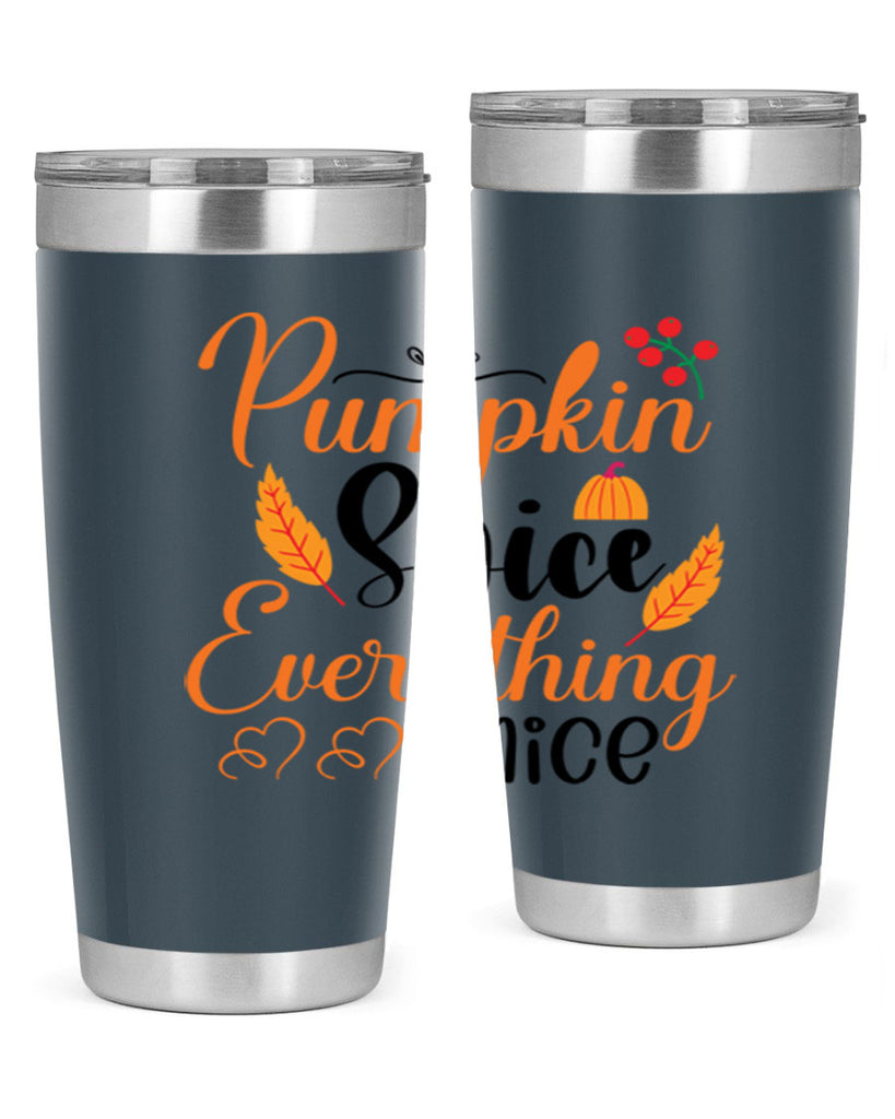 Pumpkin Spice Everything Nice 543#- fall- Tumbler