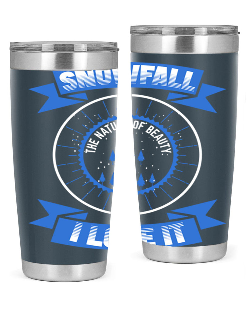 Snowfall Winter 373#- winter- Tumbler
