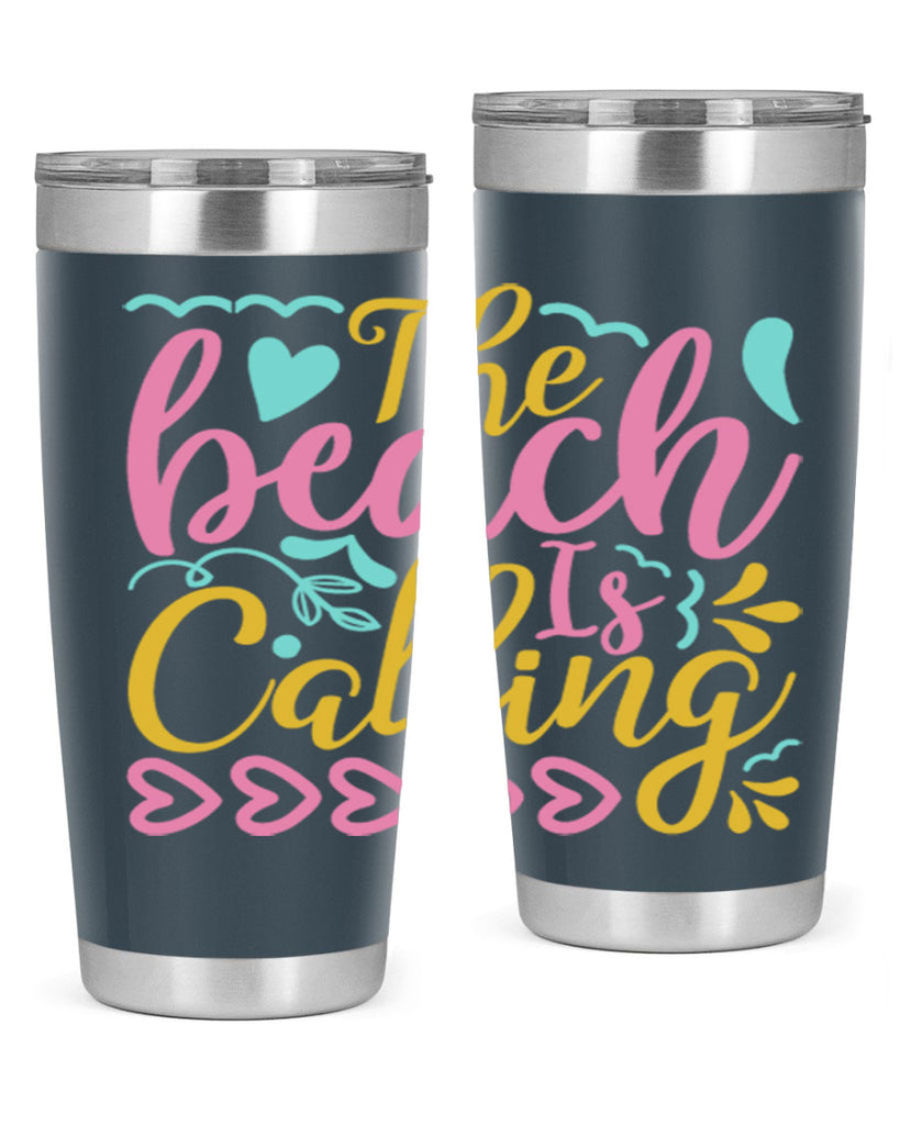 The beach is calling Style 1#- summer- Tumbler