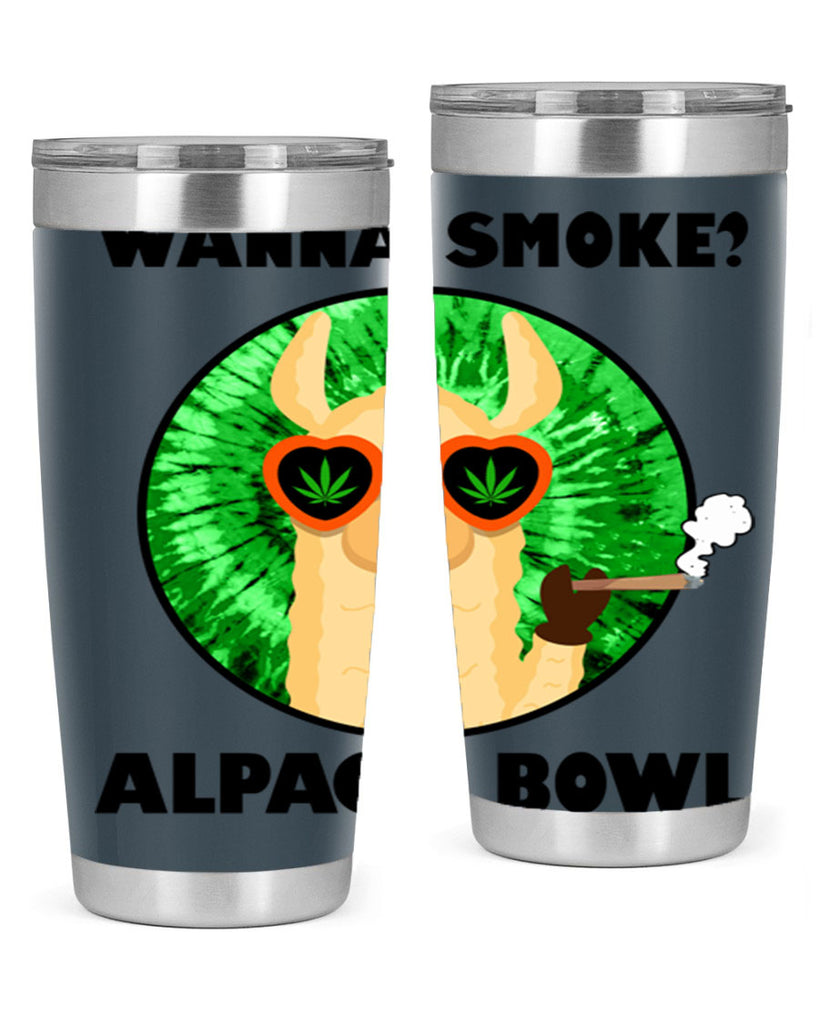 Wanna Smoke Alpaca Bowl 276#- marijuana- Tumbler