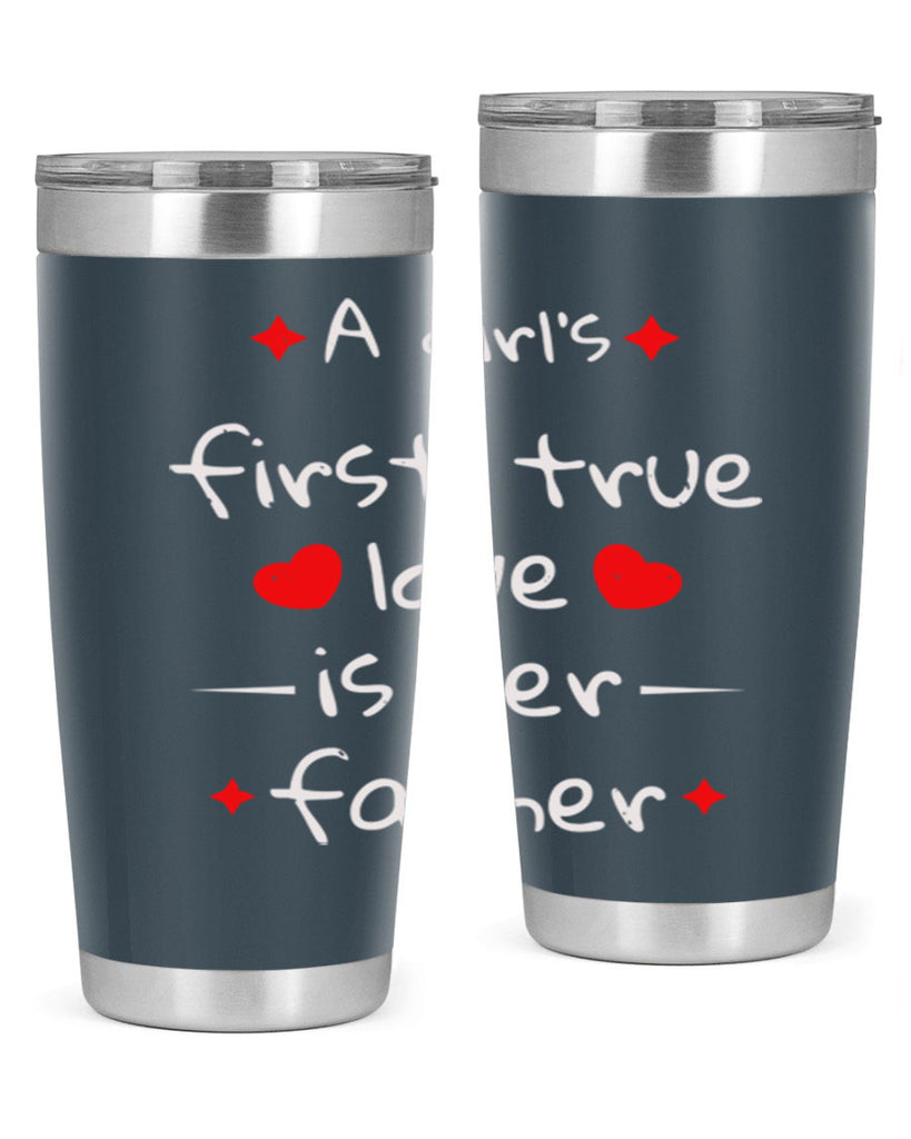a girl’s first true 116#- fathers day- Tumbler