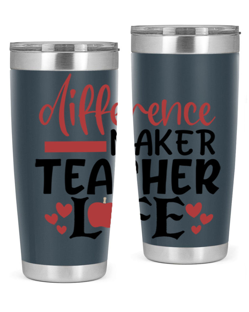 difference maker teacher life Style 184#- teacher- tumbler