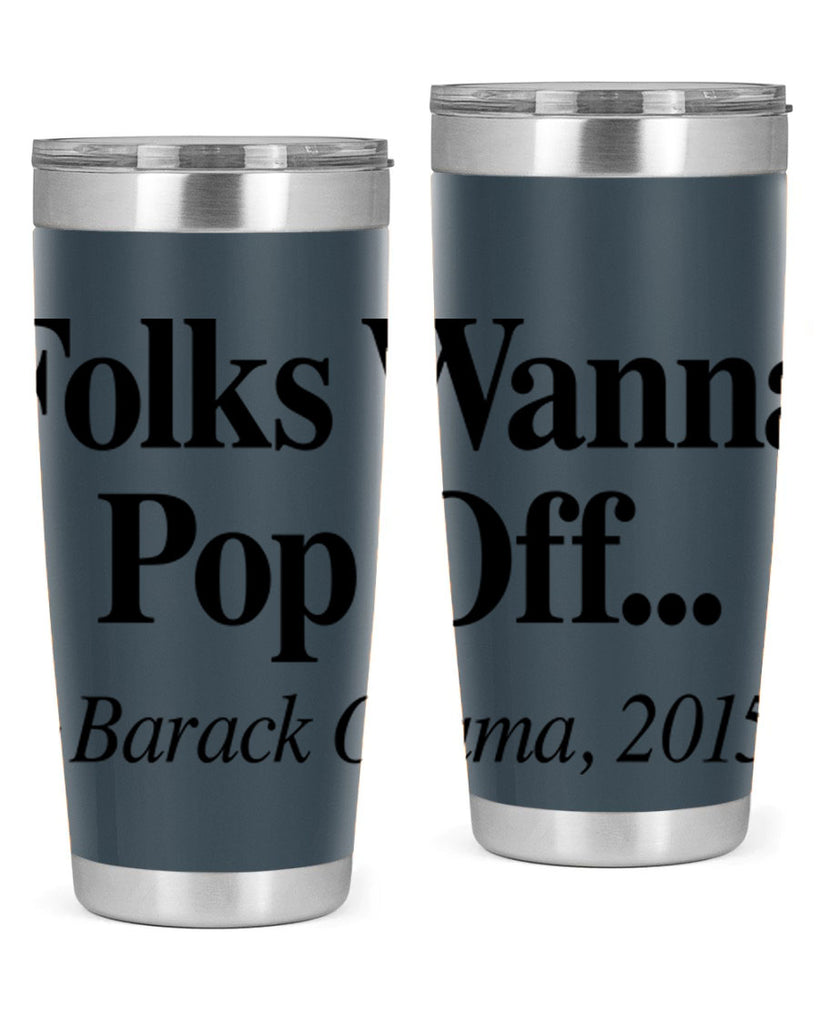 folks wanna pop off 151#- black words phrases- Cotton Tank